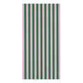 Pink and Green Stripe Towel