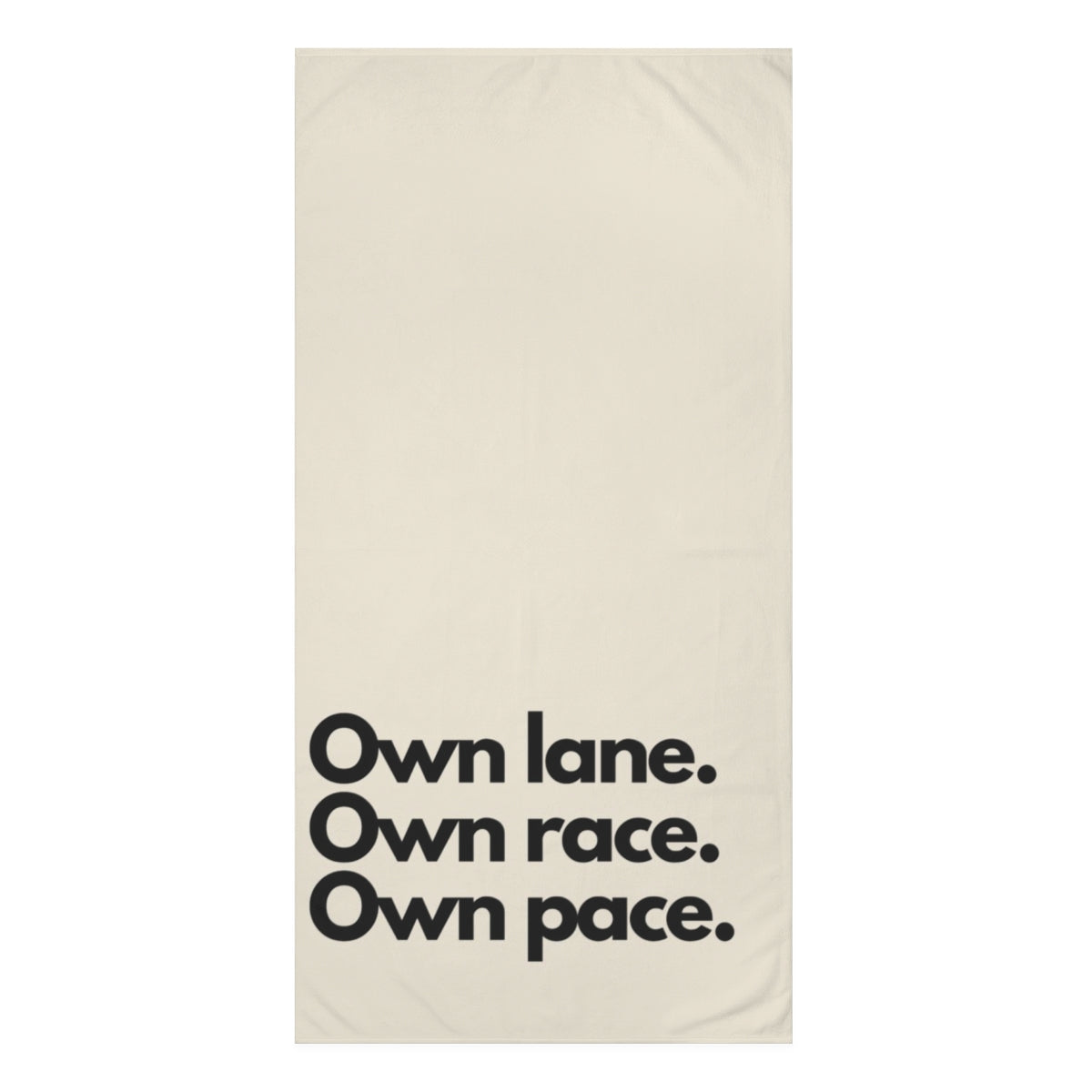 ONDA Own Lane. Own Race. Own Pace. Towel